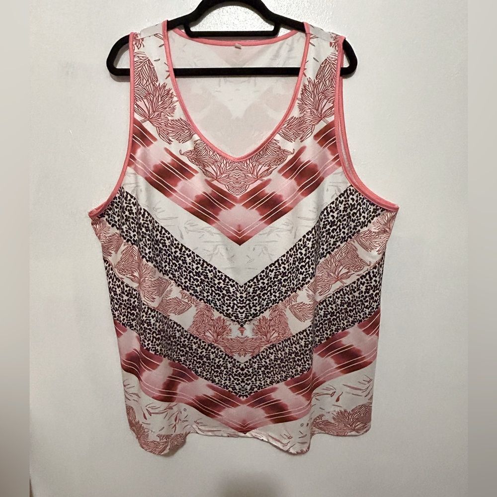 Women’s colorful tank top size 5X